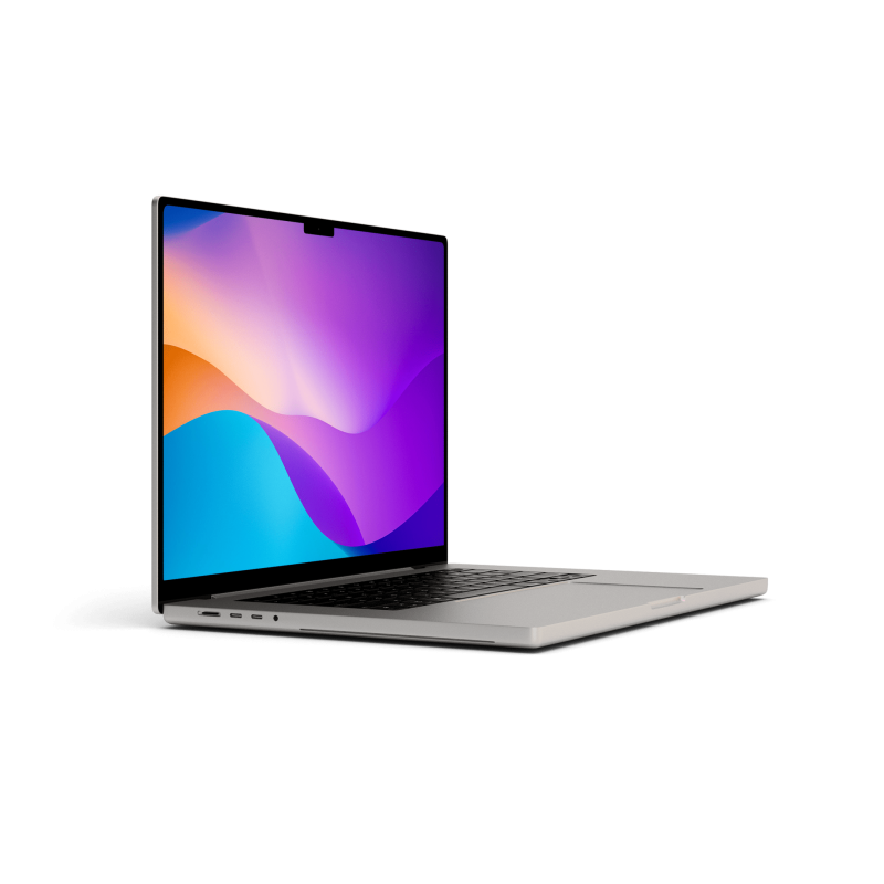 Premium Laptop Demo Mock-up - Space Gray