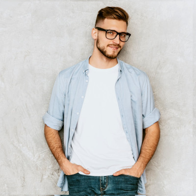 Light Blue Casual Shirt